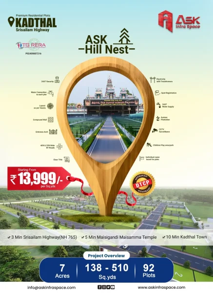 Affordable Plots for Sale in Hyderabad - Plots For Sale in Kadthal